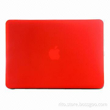 Red Color Silicone Matte Hard Case for 15-inch New Launched MacBook Pro with Retina, 2013 Model
